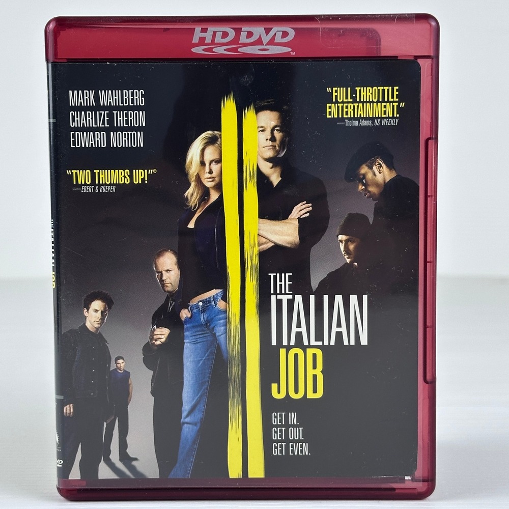 The Italian Job HD DVD 2003 Mark Wahlberg Charlize‎ Theron Action Heist Movie